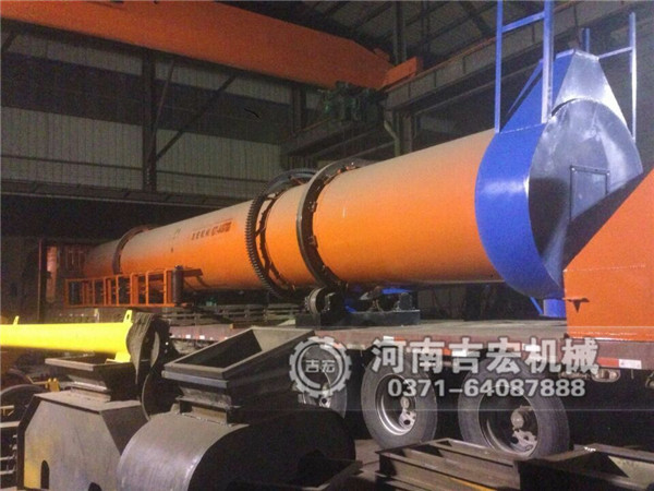 廣東牛糞烘干機發(fā)貨現場